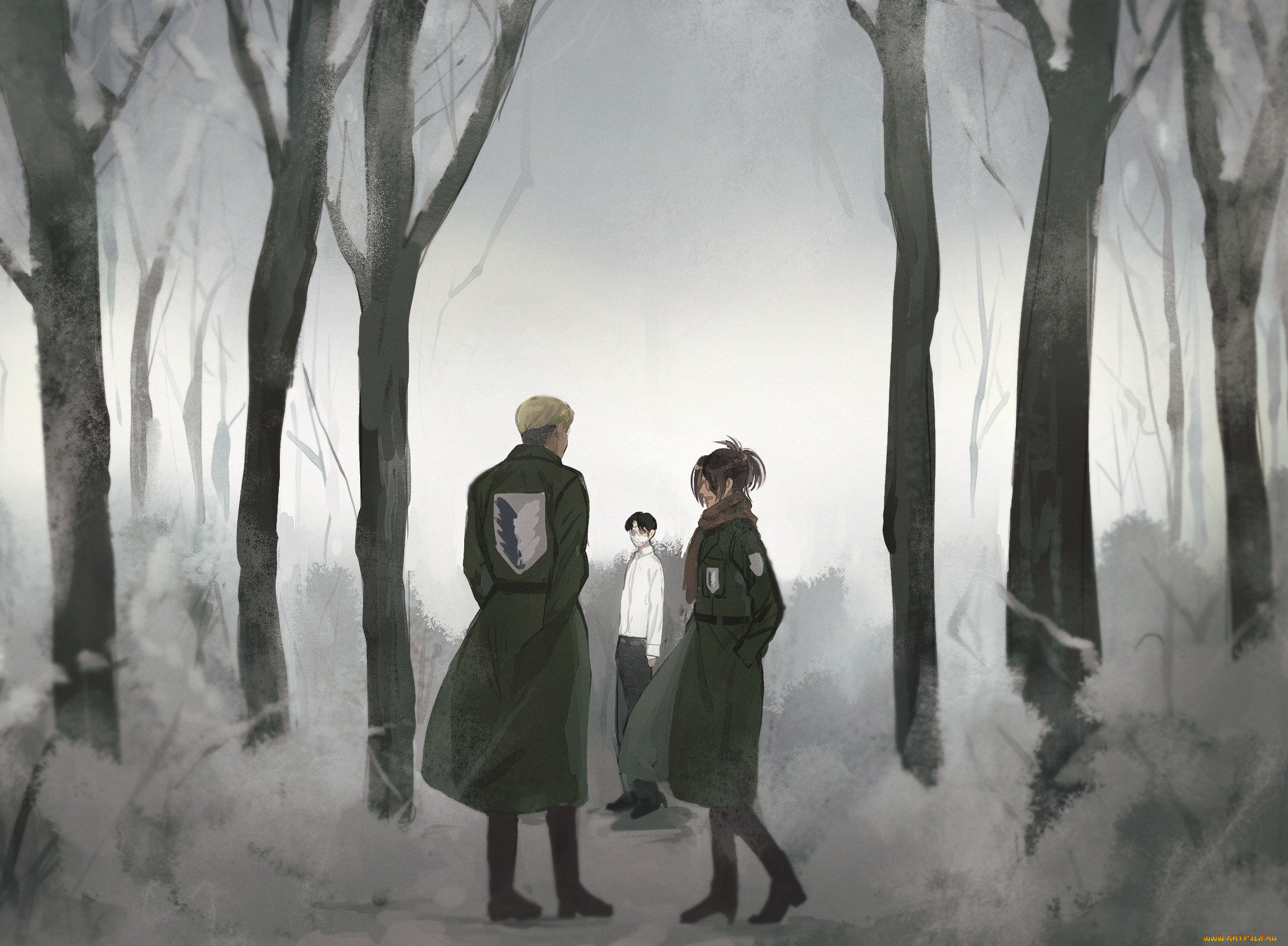 , shingeki no kyojin, attack, on, titan